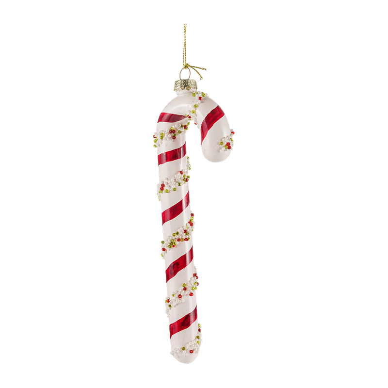 Juleglasspynt Brokkoli / Candy Cane / Globus med hjortform