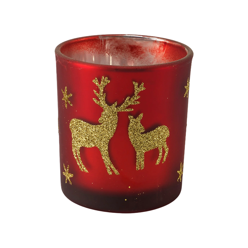 Festlig lysestakesamling i glass
