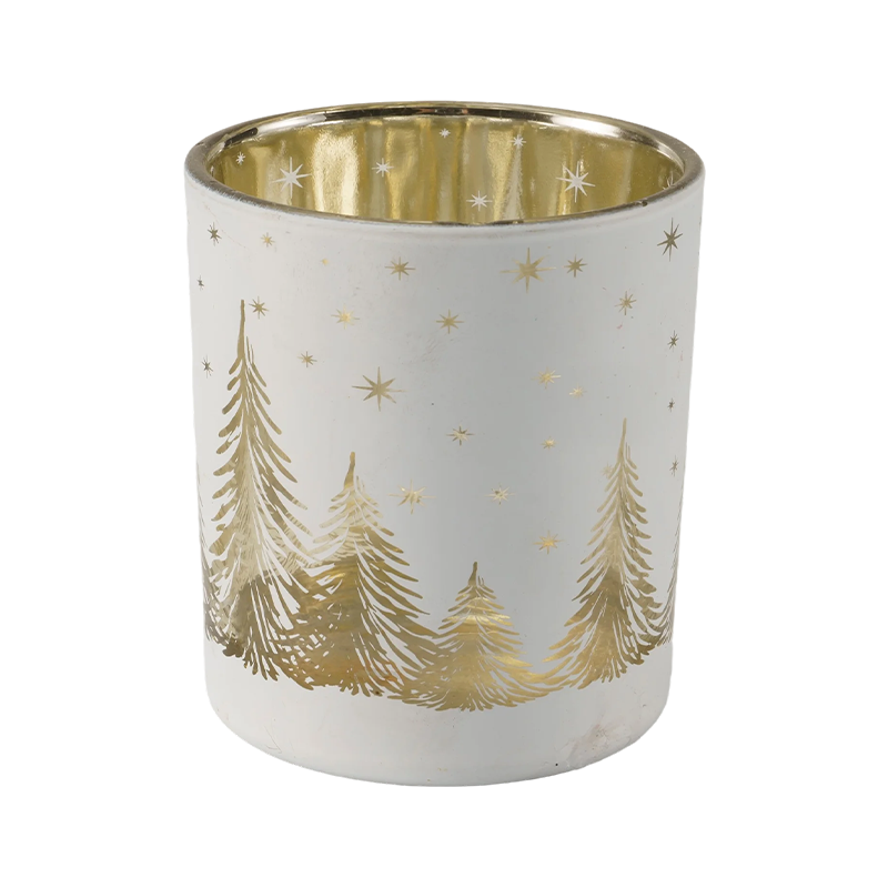 8-12cm Festlig glass lysestakesamling