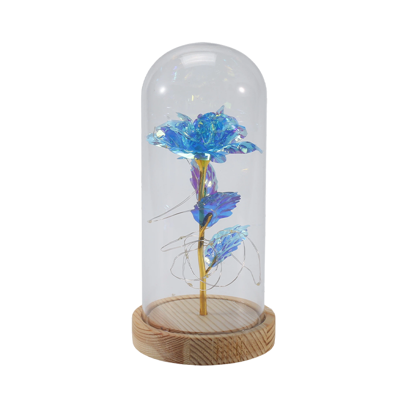 Galaxy Rose Glass Cloche Light (med/uten teddybjørn, flere farger)