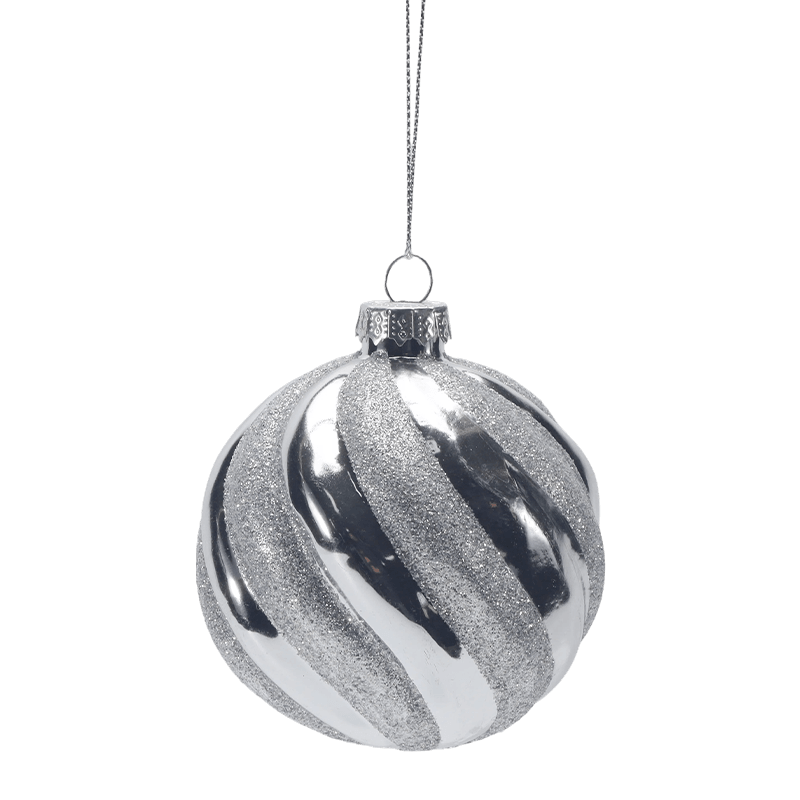 8*8*8 cm Julekule i premium glass
