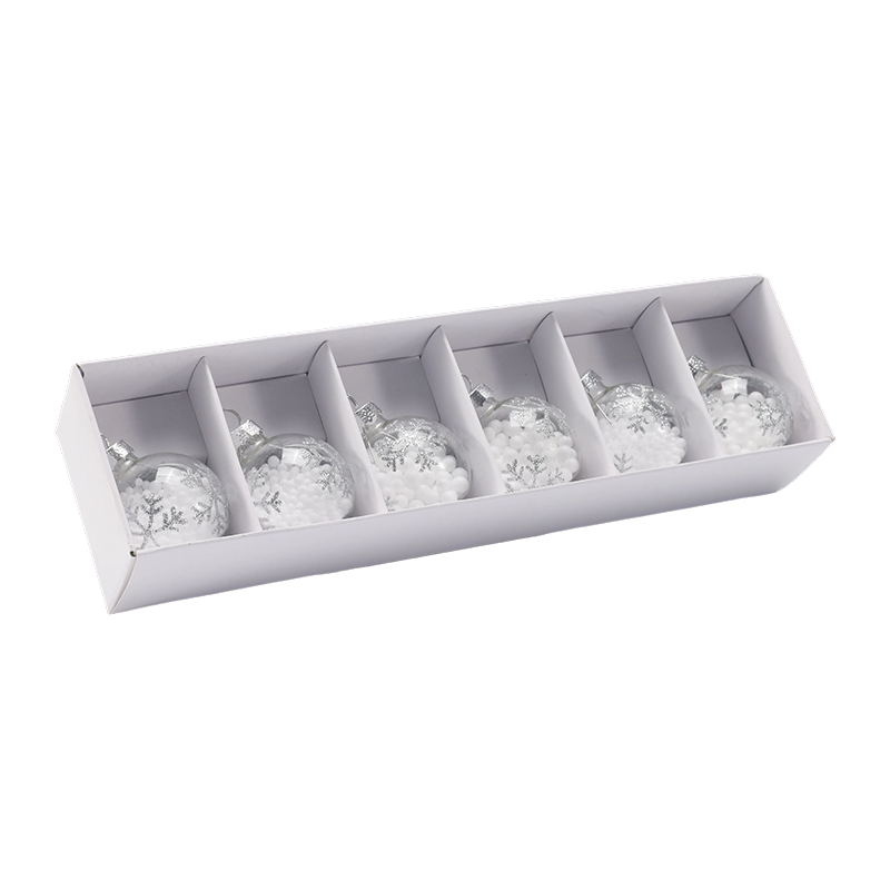 Premium glass julekule pyntesett